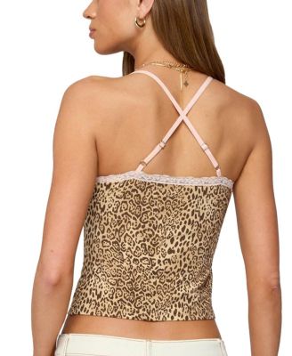 Gal Leopard Print Tank Top