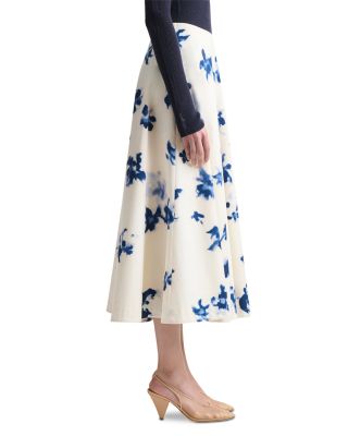Varda Floral Midi Skirt