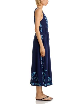 V Neck Drawstring Dress