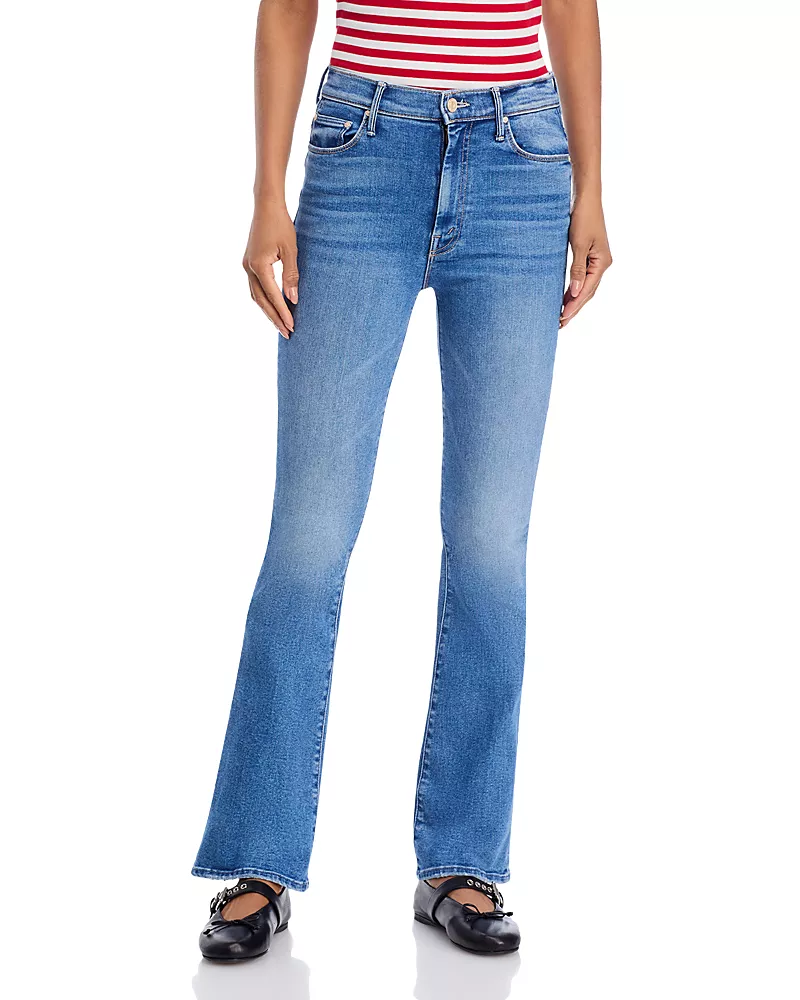 Mother High Waisted Weekender Skimp Jeans in Swing And A Miss