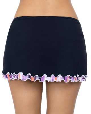 Tricolored Solid Side Slit Bottom