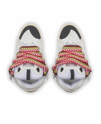  Unisex Leather Curb Sneakers