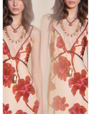 Sendero De Astromelias Ankle Dress