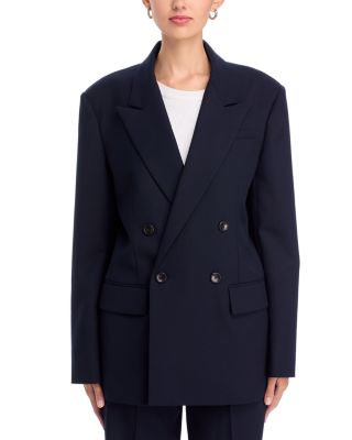 Calla Peak Lapel Jacket &amp; Hirsh Straight Leg Pants