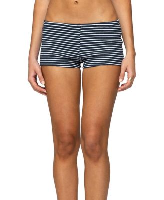 Edikted - Reagan Striped Ribbed Micro Shorts