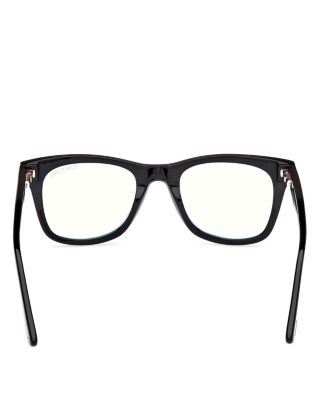  Tom Ford Blue Light Glasses - With Clip-On Sunglasses, 50mm