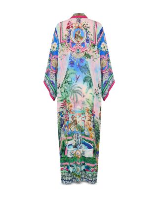Silk Kimono Swim Cover-Up