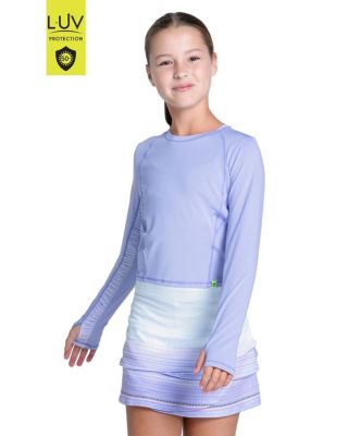  Girls' Cross Court Long Sleeve Top - Big Kid