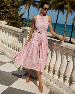 Zoey Scenic Midi Dress