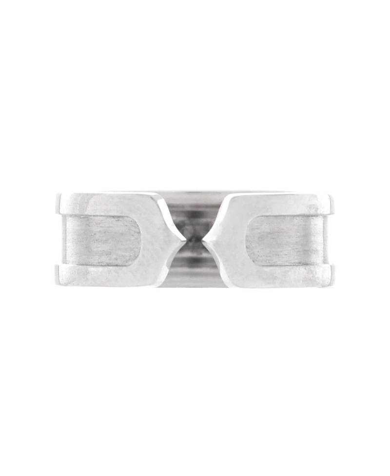 Pre-owned Pre-owned Cartier Cartier 6.5mm C De Cartier Ring 18k White Gold