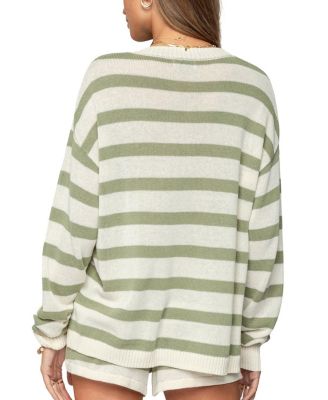 Amaris Oversized Striped Knit Sweater