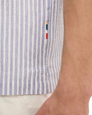 Maitan II Beach Stripe Seersucker Button Down Shirt
