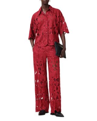 Charli Floral Lace Wide Leg Pants