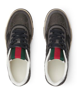 Men's Re-Web Low Top Canvas and Leather Sneakers
