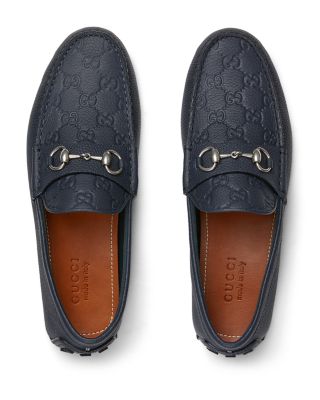 Men's GG Leather Horsebit Drivers