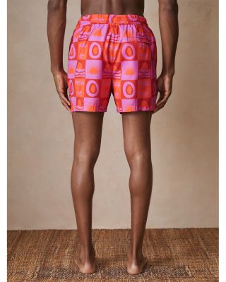 CHE Trinity Tile Print 4.9" Swim Shorts