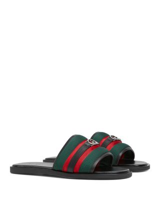Men's Interlocking G Slide Sandals