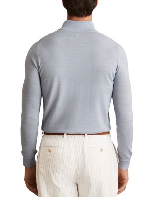 Merino Wool Half Zip Sweater
