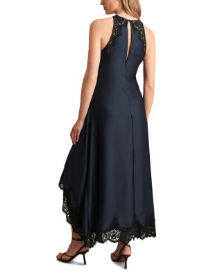Anais Draped Lace Dress 