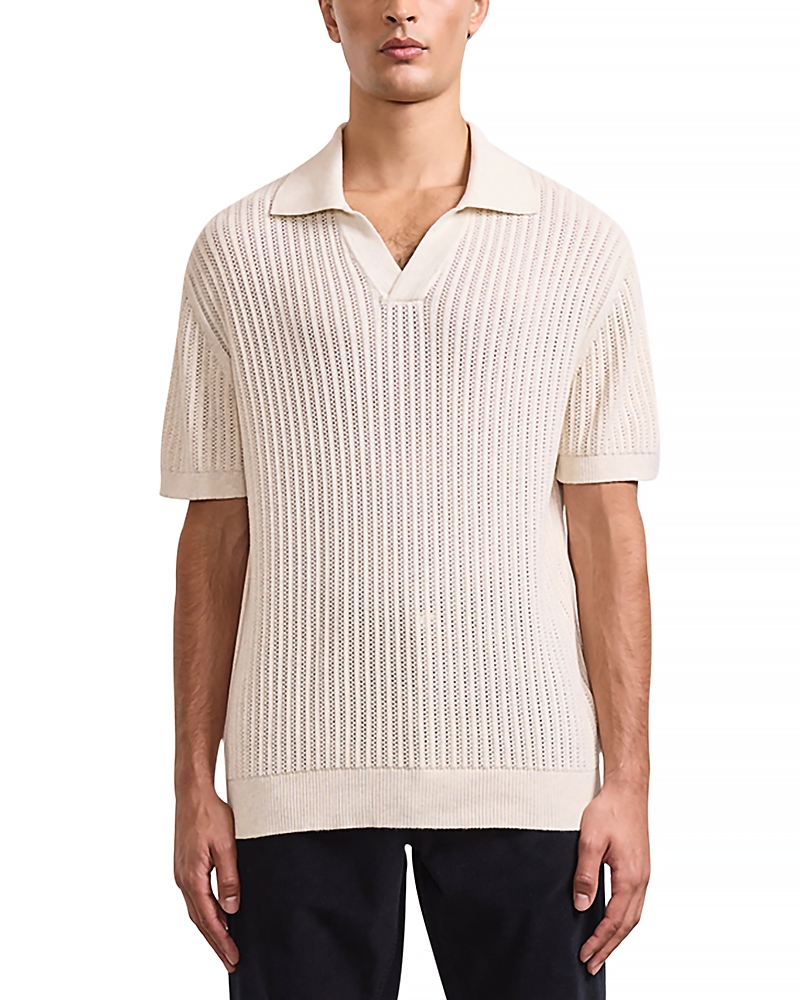 Frescobol Carioca Rino Short Sleeve Knit Polo Shirt