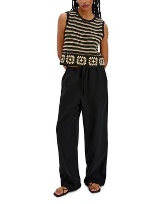 Hazel Crochet Knit Top