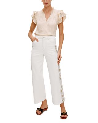 Calista Double Flutter Sleeve Top