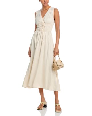 Lilith Tie Front Midi Dress