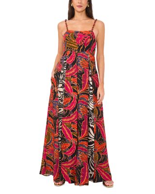 Inverse Pleat Maxi Dress