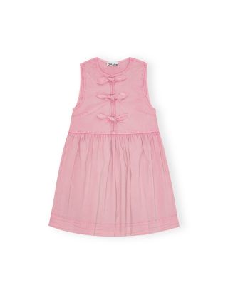 Ganni Bow Tie Mini Dress