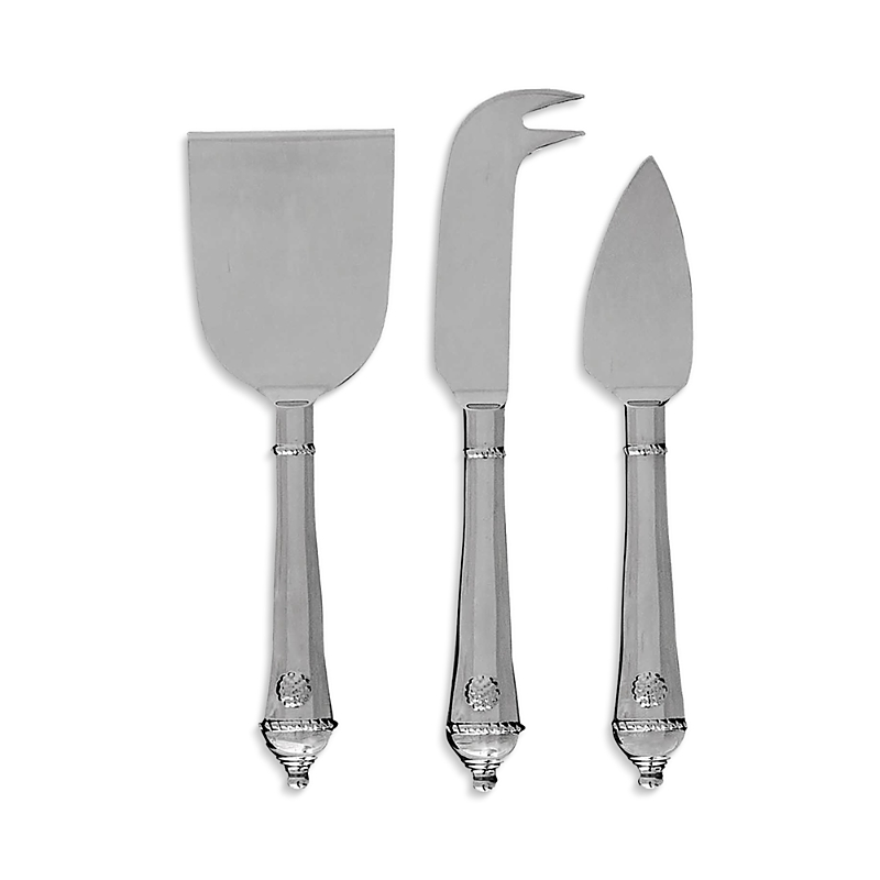 Juliska Berry & Thread Cheese Knife Assorted, Set Of 3 In Silver