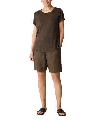  Linen Jersey Crewneck Tee