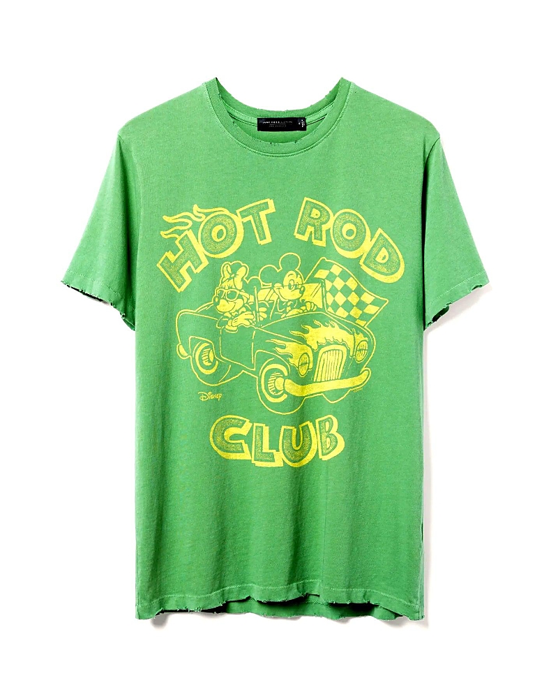 Junk Food Clothing Mickey and Minnie Hot Rod Vintage Tee