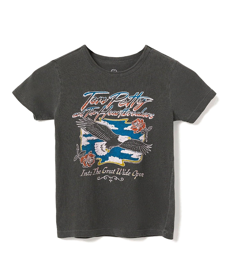 JUNK FOOD CLOTHING UNISEX TOM PETTY EAGLE TEE - LITTLE KID, BIG KID