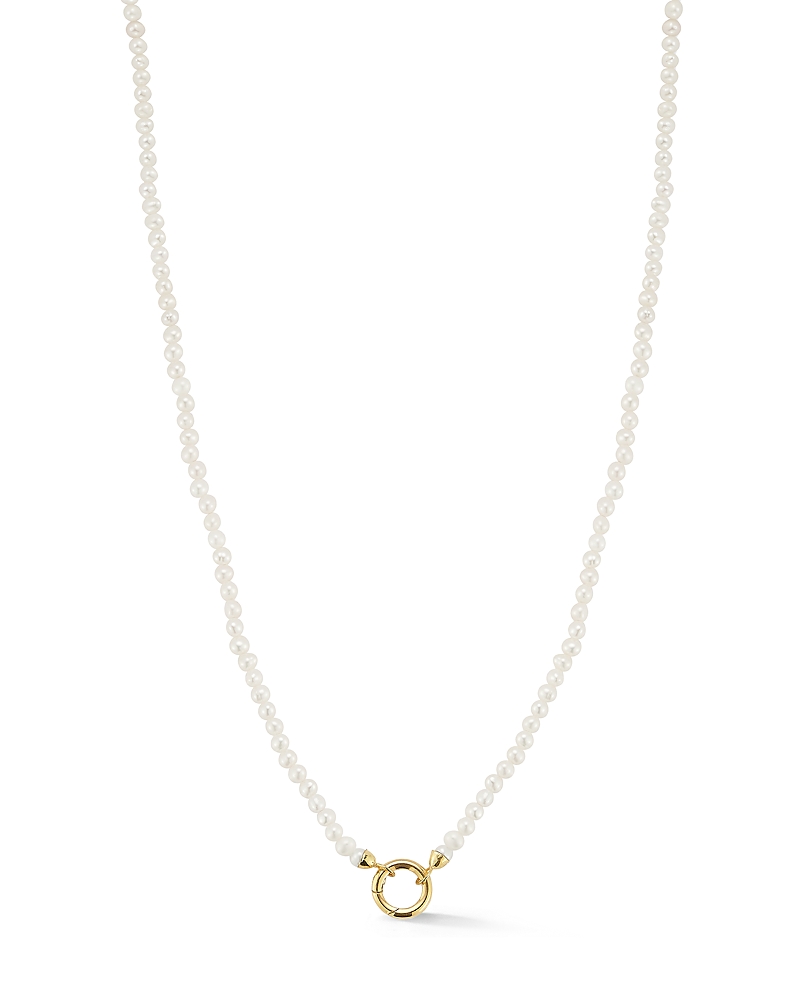 Moon & Meadow 14K Yellow Gold Cultured Freshwater Pearl Necklace, 17