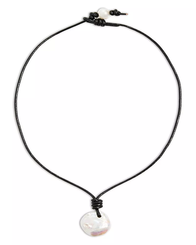 Shashi Clea Cord Necklace, 16