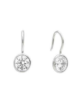 Shashi - Bezel Drop Earrings