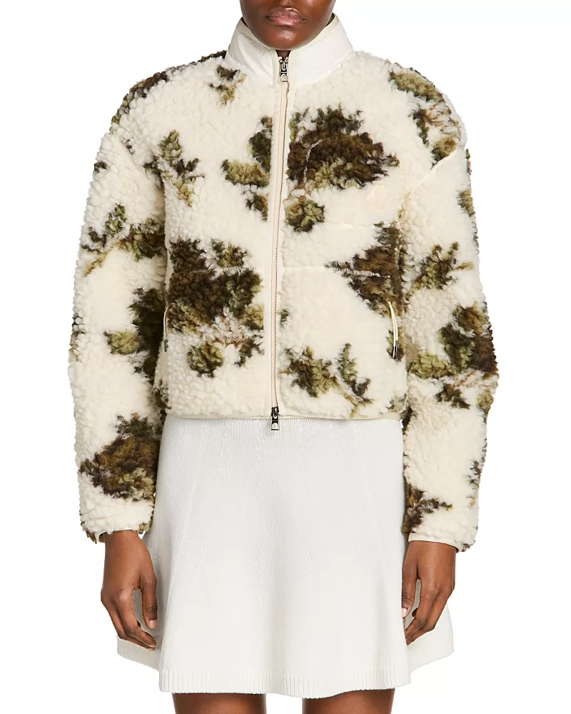 Moncler Zip Up Teddy Cardigan Jacket