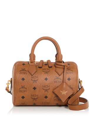 MCM - Ella Boston Visetos Small Top Handle Bag