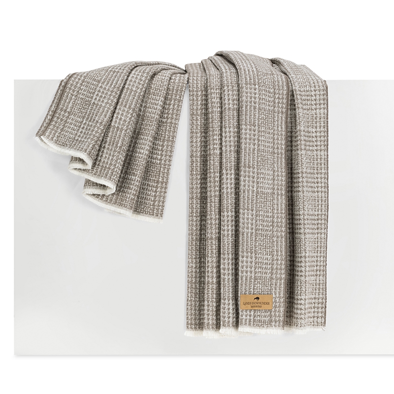 Lands Downunder Sutton Plaid Throw In Green