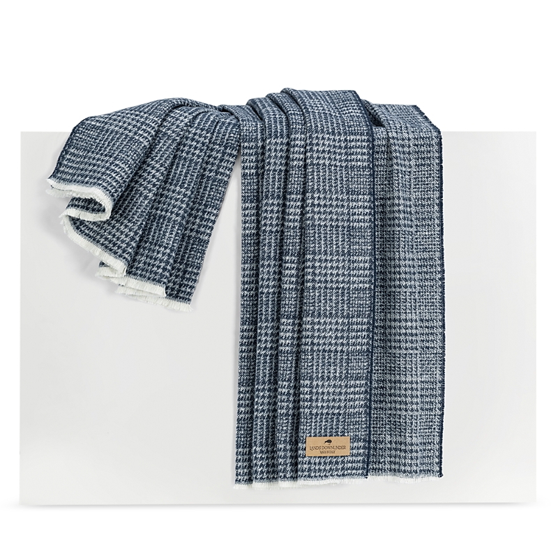 Lands Downunder Sutton Plaid Throw In Blue