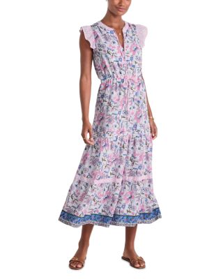 Flutter Sleeve Maxi Dress 