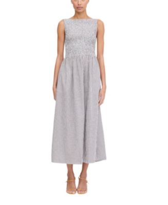 Hill House Home Women's The Cosima Nap Dress - Blue Red Gingham - Size XXS