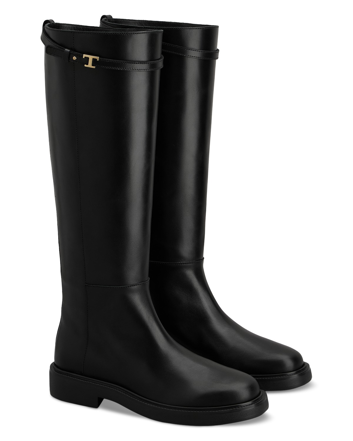 Tod's Women's Riding Boots in Black