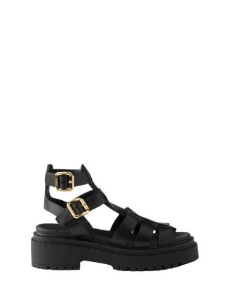  Women's Leather Sandals with Ankle Straps