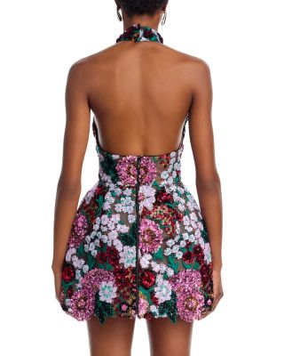 Deirdre Sequinned Halter Dress