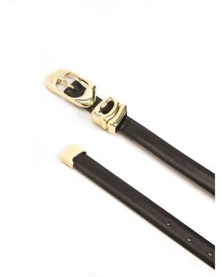 Molten Metal Women's Black Leather Belt 