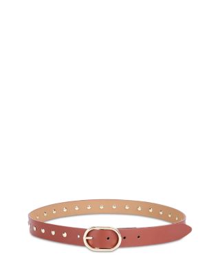 Women's Boyfriend Stud Leather Belt