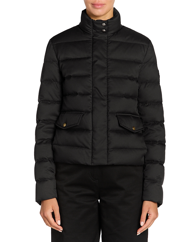 Moncler Bessettes Quilted Down Jacket In Black