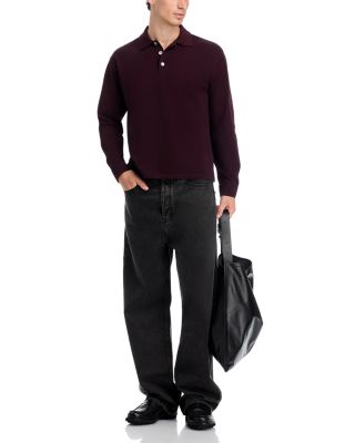 Pique Regular Fit Long Sleeve Polo Shirt  