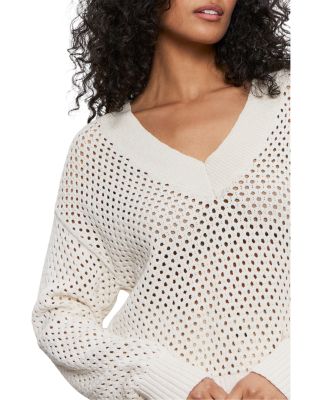 Airy Openwork Sweater